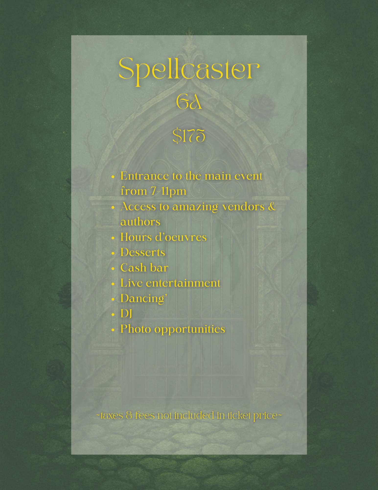 Spellcaster - General Admission